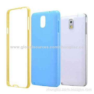 Hot-selling TPU Bumper Mobile Phone Cases for Samsung Note 3, OEM/ODM Orders Highly Welcomed